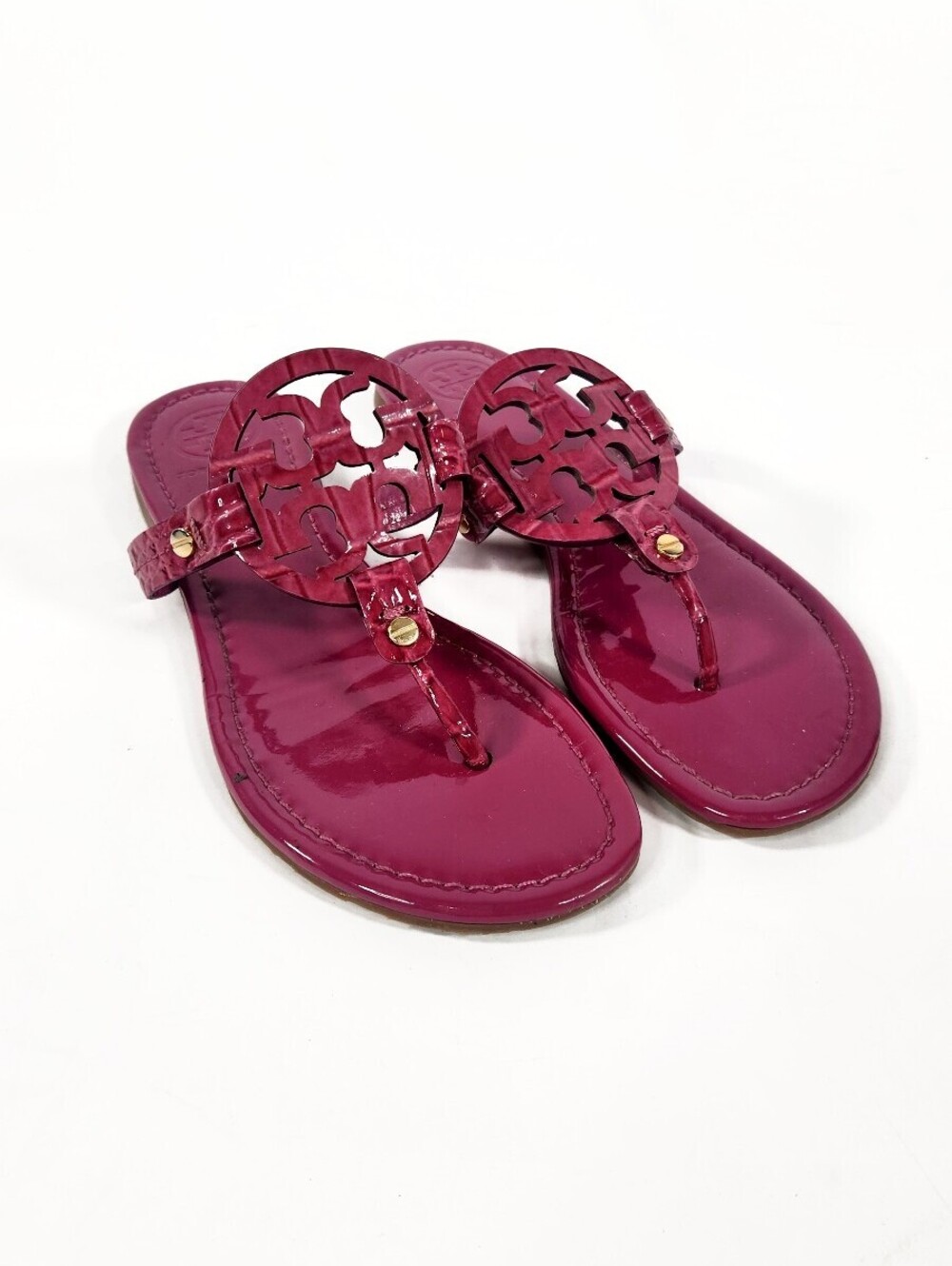 Tory Burch Purple Miller Sandals Size 7.5